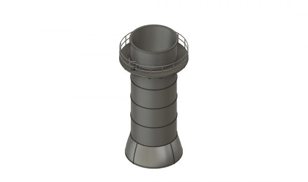 Large Exhaust Stack