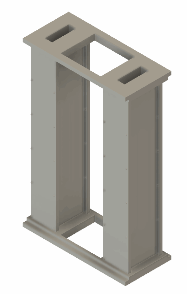 Bucket Elevator Leg 8' Section