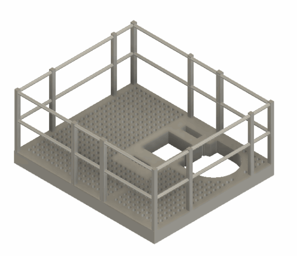 Bucket Elevator Leg Platform