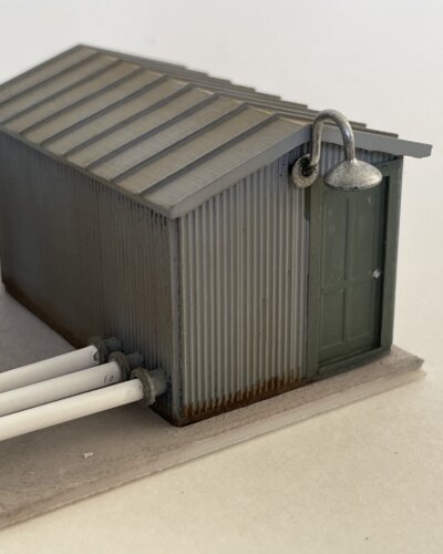 HO Scale Pump House